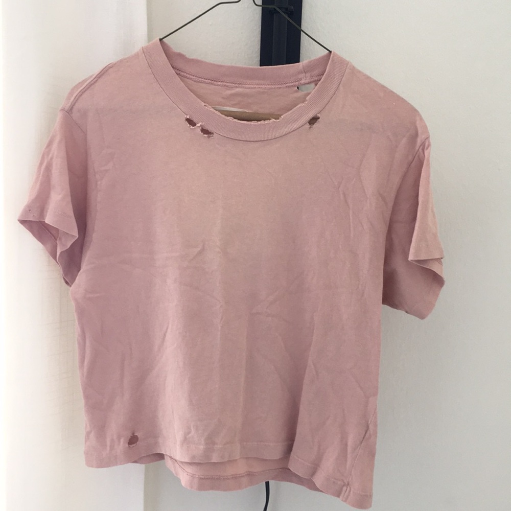 Distressed tee